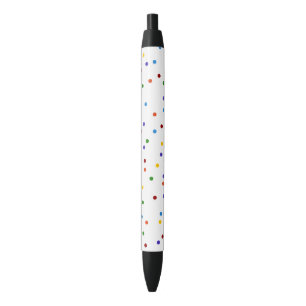 Rainbow Polka Dots Confetti Pattern Pen