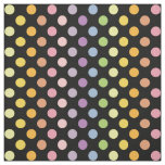 Rainbow Polka Dots Pattern Fabric