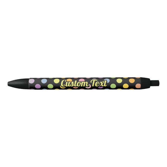 Rainbow Polka Dots Pattern Pen (Front)