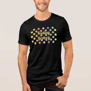 Rainbow Polka Dots Pattern Tri-Blend Shirt