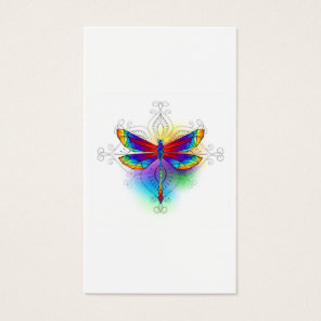 Rainbow Polygonal Dragonfly