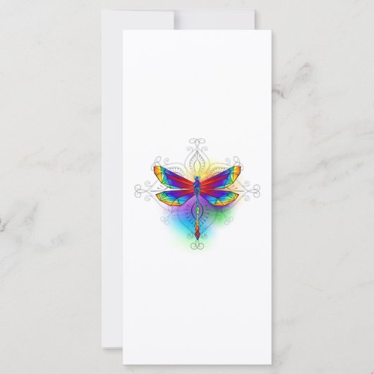 Rainbow Polygonal Dragonfly (Front)