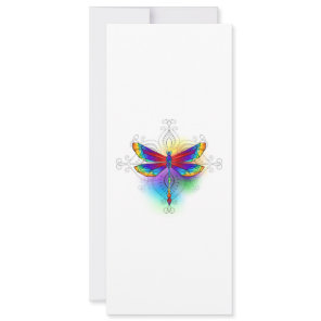 Rainbow Polygonal Dragonfly