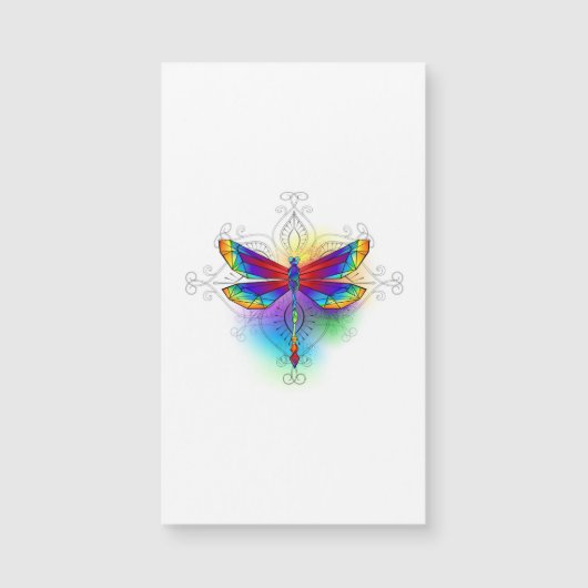Rainbow Polygonal Dragonfly (Front)