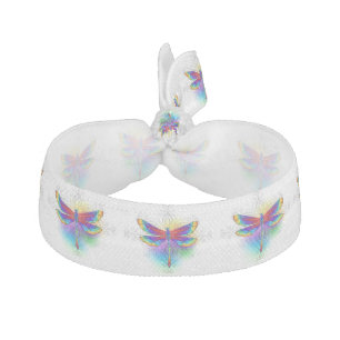 Rainbow Polygonal Dragonfly Elastic Hair Tie