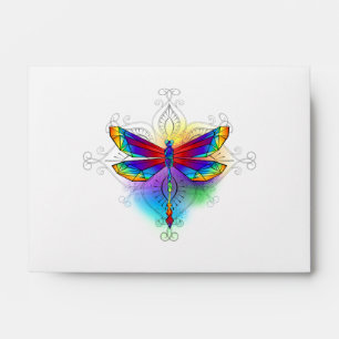 Rainbow Polygonal Dragonfly Envelope