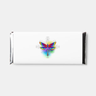 Rainbow Polygonal Dragonfly Hershey Bar Favors