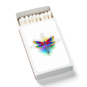 Rainbow Polygonal Dragonfly Matchboxes