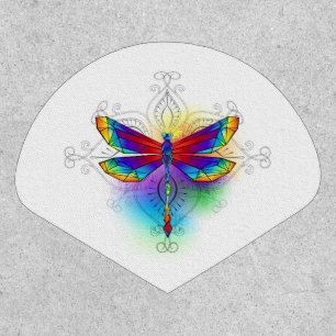 Rainbow Polygonal Dragonfly Patch