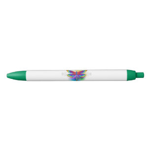 Rainbow Polygonal Dragonfly Pen