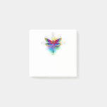 Rainbow Polygonal Dragonfly Post-it Notes