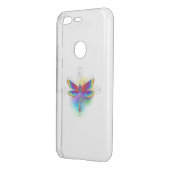 Rainbow Polygonal Dragonfly Uncommon Google Pixel Case (Back/Left)