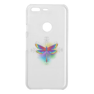 Rainbow Polygonal Dragonfly Uncommon Google Pixel Case
