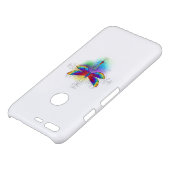 Rainbow Polygonal Dragonfly Uncommon Google Pixel Case (Top)