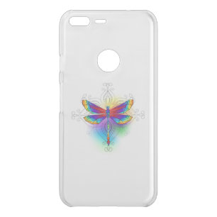 Rainbow Polygonal Dragonfly Uncommon Google Pixel XL Case