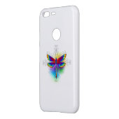 Rainbow Polygonal Dragonfly Uncommon Google Pixel XL Case (Back/Left)