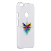 Rainbow Polygonal Dragonfly Uncommon Google Pixel XL Case (Back/Right)
