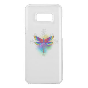 Rainbow Polygonal Dragonfly Uncommon Samsung Galaxy S8+ Case