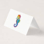 Rainbow Polygonal Seahorse (Back)