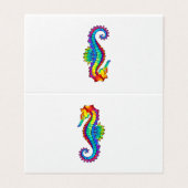 Rainbow Polygonal Seahorse (Outside Unfolded)