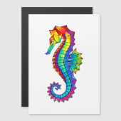 Rainbow Polygonal Seahorse (Front/Back)