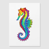 Rainbow Polygonal Seahorse (Front)