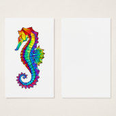 Rainbow Polygonal Seahorse (Front & Back)