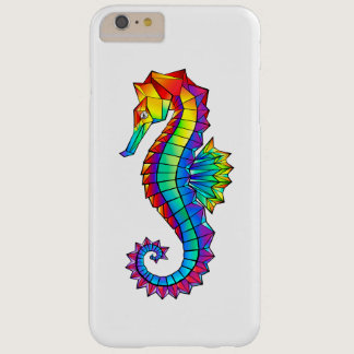 Rainbow Polygonal Seahorse Barely There iPhone 6 Plus Case