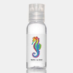 Rainbow Polygonal Seahorse Hand Sanitizer