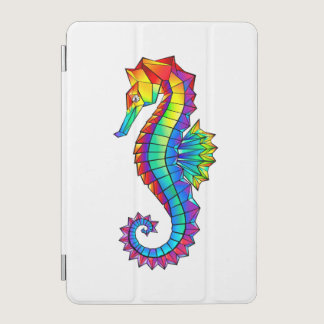 Rainbow Polygonal Seahorse iPad Mini Cover