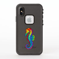 Rainbow Polygonal Seahorse