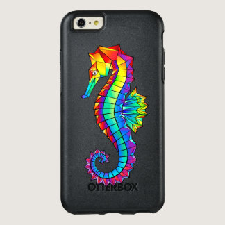 Rainbow Polygonal Seahorse OtterBox iPhone 6/6s Plus Case