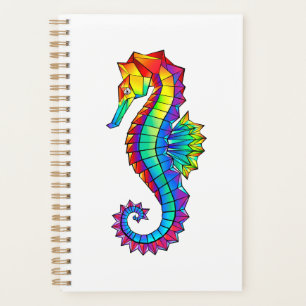 Rainbow Polygonal Seahorse Planner
