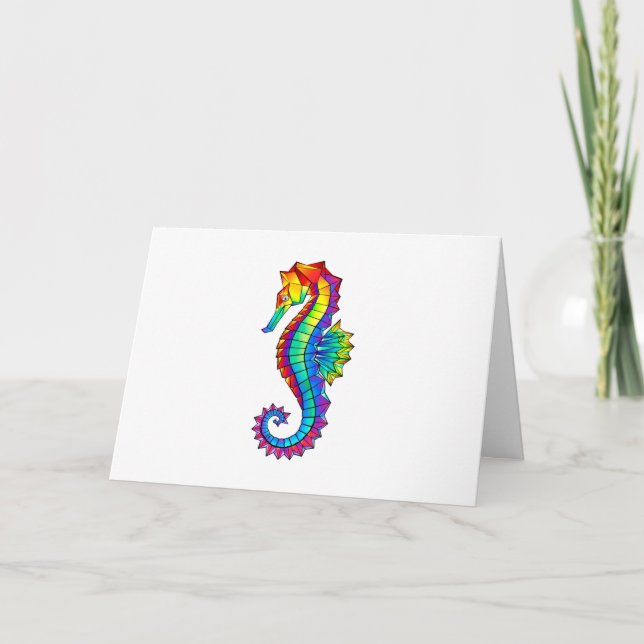 Rainbow Polygonal Seahorse Program (Front)
