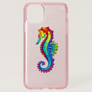 Rainbow Polygonal Seahorse Speck iPhone 11 Pro Max Case