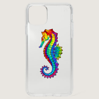 Rainbow Polygonal Seahorse Speck iPhone 11 Pro Max Case