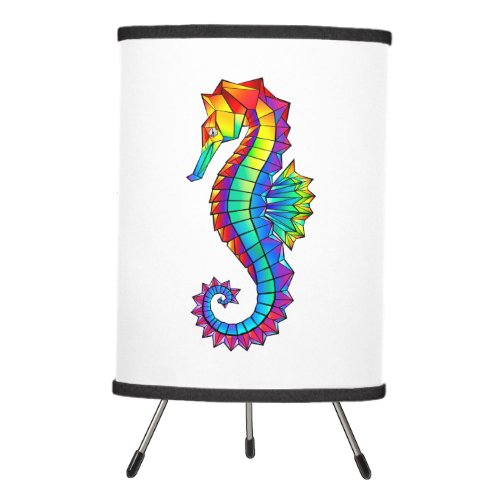 Rainbow Polygonal Seahorse Tripod Lamp