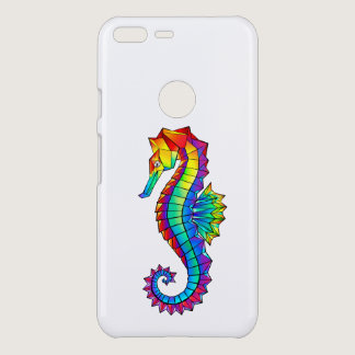 Rainbow Polygonal Seahorse Uncommon Google Pixel XL Case
