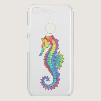 Rainbow Polygonal Seahorse Uncommon Google Pixel XL Case