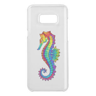 Rainbow Polygonal Seahorse Uncommon Samsung Galaxy S8+ Case