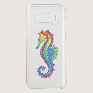 Rainbow Polygonal Seahorse Uncommon Samsung Galaxy S8  Case