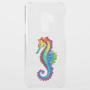 Rainbow Polygonal Seahorse Uncommon Samsung Galaxy S9 Plus Case