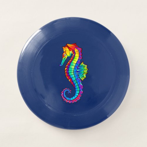 Rainbow Polygonal Seahorse Wham_O Frisbee