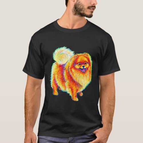 Rainbow Pomeranian T_Shirt
