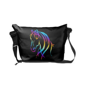 Rainbow Pony Small Messenger Bag