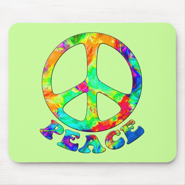 Rainbow Pool Peace Mousepad (Front)