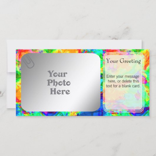 Rainbow Pool PhotoCard Template (Front)