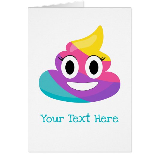 Rainbow Poop Emoji (Front)