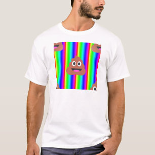 rainbow poop emoji T-Shirt