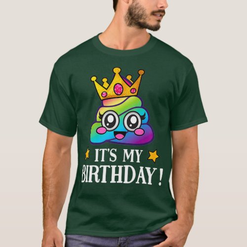 Rainbow Poop Its My Birthday Girl Boy Premium T_Shirt